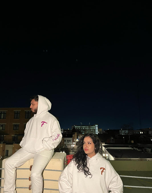 White "Faith" Hoodie - 1 Percent Chance.. 99 Percent Faith