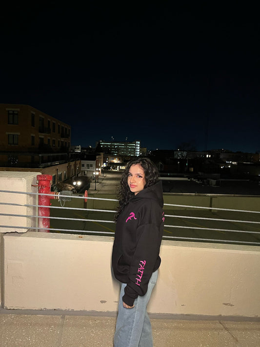 Black "Faith" Hoodie - 1 Percent Chance.. 99 Percent Faith